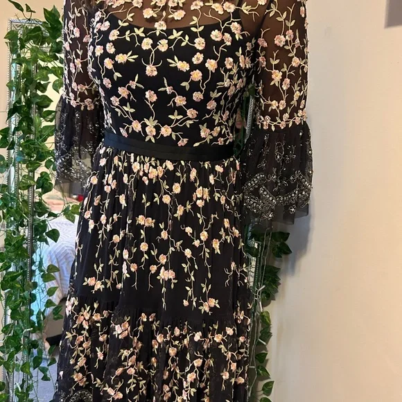 Needle and Thread Beaded and embroidered dress